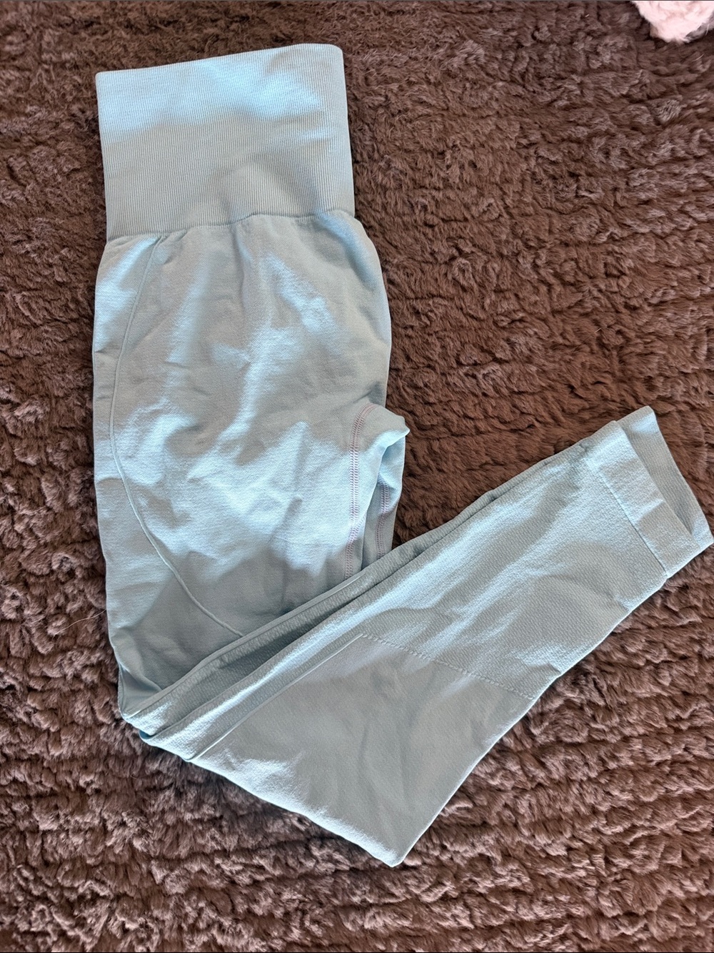 HALARA Pale Blue High-Rise Butt Scrunch Leggings